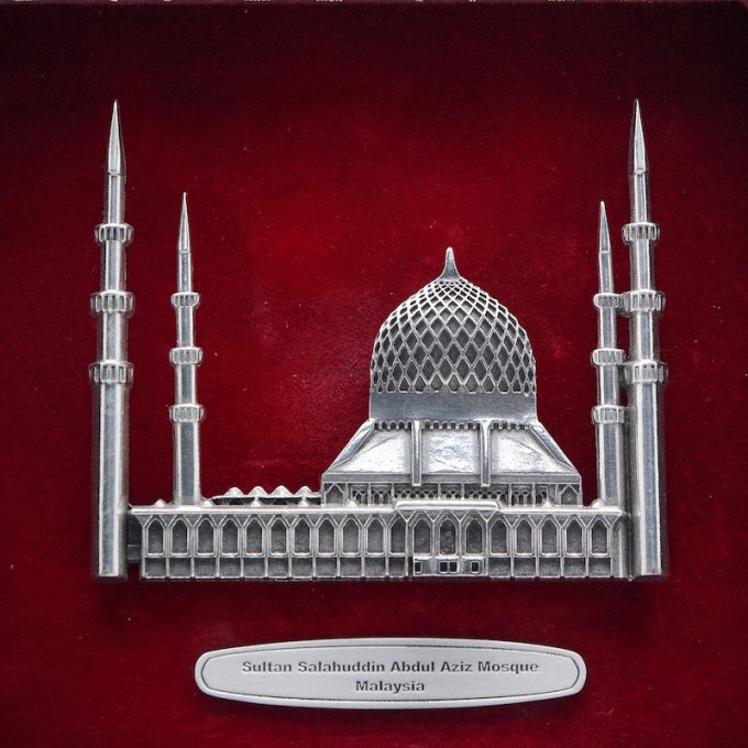 [601] Mosque Sultan Salahuddin Abdul Aziz (8" x 8" inches)