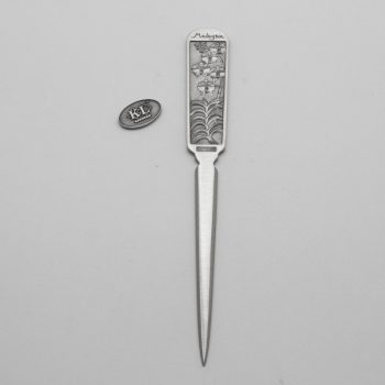 [228] Pewter Letter Opener Orchid
