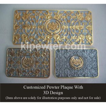 Pewter Plaque Special Order