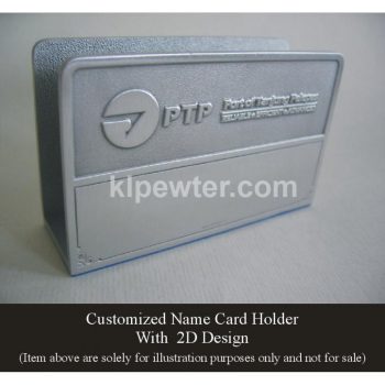 Customized Pewter Plaque with 3D Design