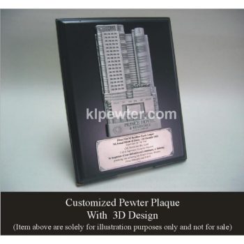 Pewter Plaque Special Order
