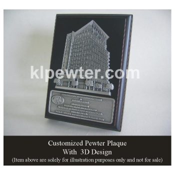 Pewter Plaque Special Order