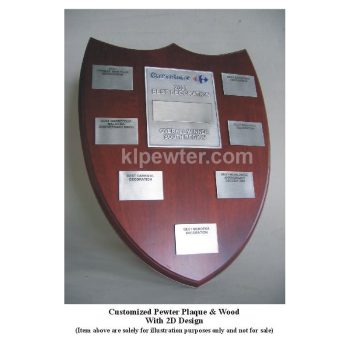 Pewter Plaque Special Order