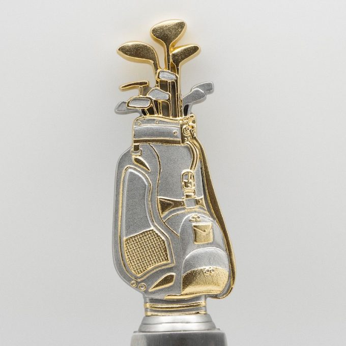 [851] Golf Trophy (Gold)