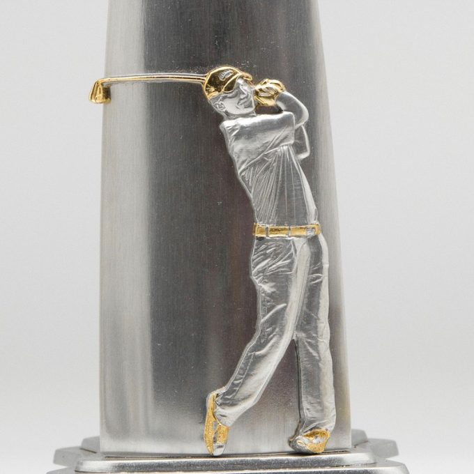 [851] Golf Trophy (Gold)