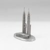 [848] Twin Towers (S) (3' 1/2" inches)