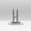 [848] Twin Towers (S) (3' 1/2" inches)