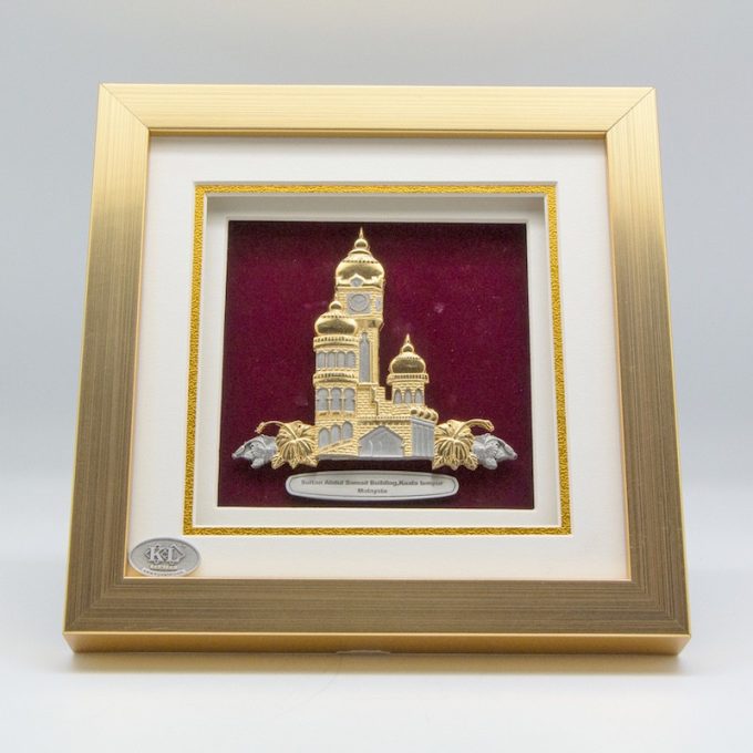 [634] Sultan Abdul Samad Building (Gold) (8" x 8" inches)