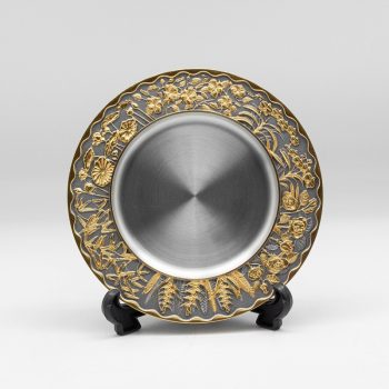[727G] Flower Design (Gold) (M) (6