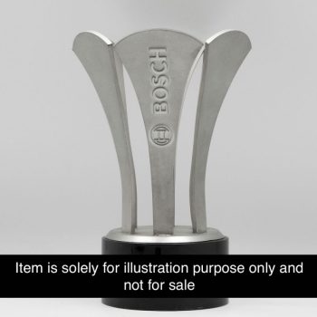 Customized Pewter Award with Solid Wood