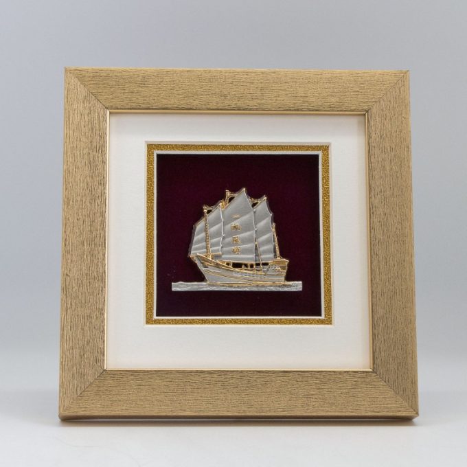 [883] Sailing Boat (6" x 6" inches)