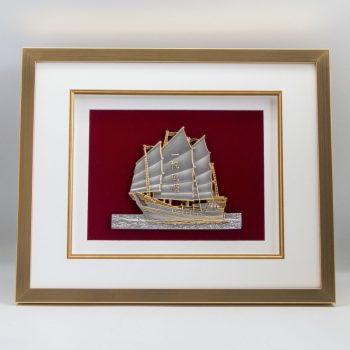 [886G] Sailing Boat (Gold) (16' 1/2