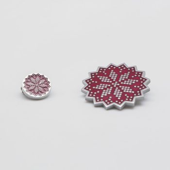 [897] Bunga Bintang Songket (Enamel)