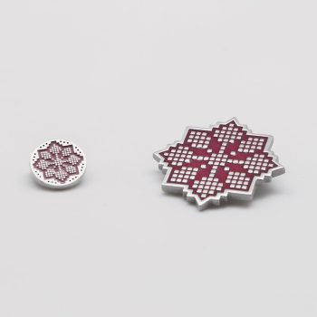 [899] Tampuk Kecupu Songket (Enamel)