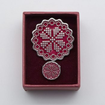 [901] Tampuk Manggis Songket (Enamel)
