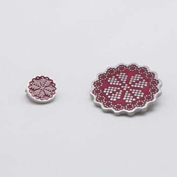 [901] Tampuk Manggis Songket (Enamel)