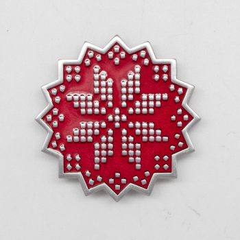 [909] Bunga Bintang Songket (Enamel)