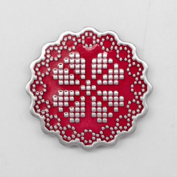 [913] Tampuk Manggis Songket (Enamel)