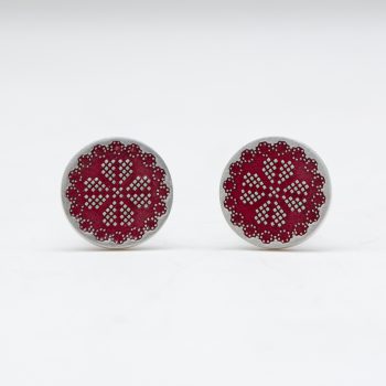 [907] Tampuk Manggis Songket (Enamel)