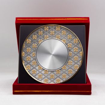 916g-6inch-songket-gold-plated-plate-8x8-velvet-box