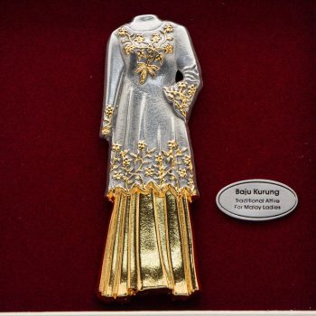 [956] Baju Kurung (Gold) (8