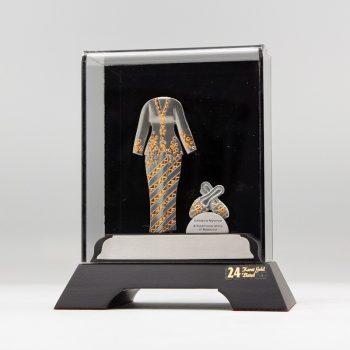 [976] Baju Kebaya Set (Gold) (S)