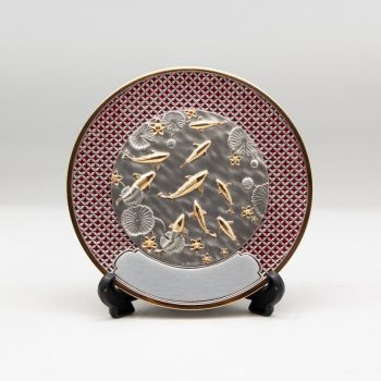 [1009G] Koi Fish (Gold) (Enamel) (6