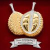 [1040] Durian (Gold) (Musang King) (8″ x 8″ inches)