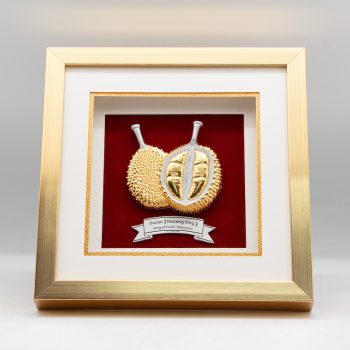 [1040] Durian (Gold) (Musang King) (8″ x 8″ inches)
