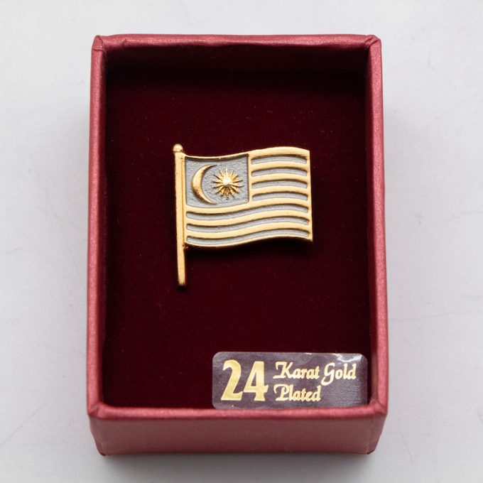 [855G] Flag of Malaysia (Gold)